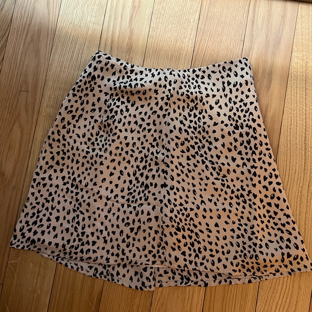 Cheetah Print Mini Skirt